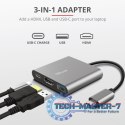 DALYX adapter USB C 3w1