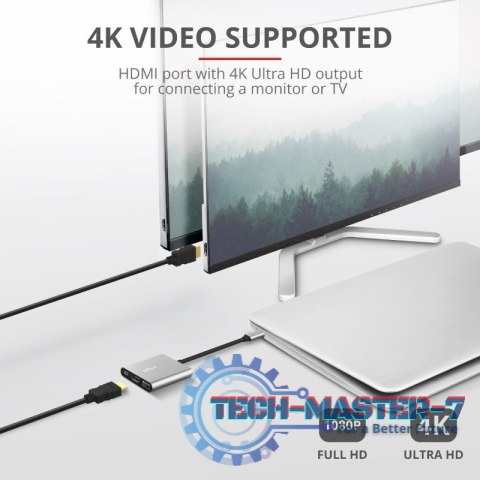 DALYX adapter USB C 3w1 DALYX adapter USB C 3w1