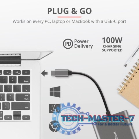 DALYX adapter USB C 3w1 DALYX adapter USB C 3w1