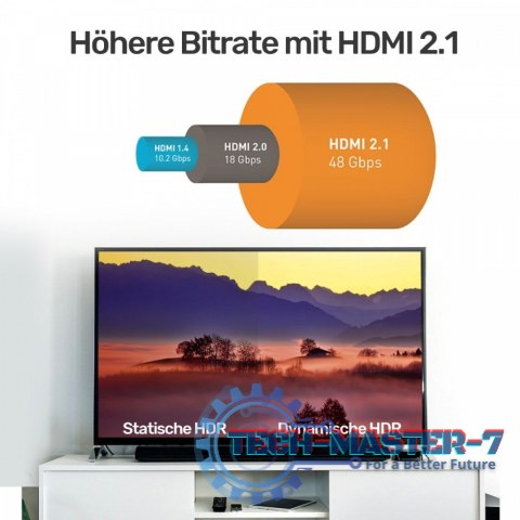 Kabel HDMI M/M 2m; v2.1; 8K; 120Hz; UHD; C138W Kabel HDMI M/M 2m; v2.1; 8K; 120Hz; UHD; C138W