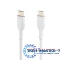 Kabel PVC C-C 2.0 1m biały