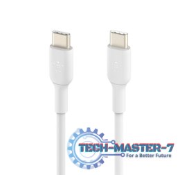 Kabel PVC C-C 2.0 1m biały