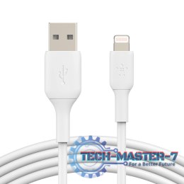 Kabel PVC USB-A to Lightning 15cm White