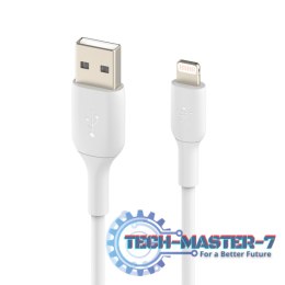 Kabel PVC USB-A to Lightning 15cm White