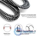 Kabel USB C Fast Charge 2.4A MCE471 Czarny