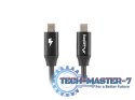 Kabel USB-C M/M 2.0 CA-CMCM-40CU-0018-BK Czarny 1.8m