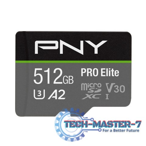 Karta pamięci MicroSDXC Elite 512GB P-SDUX512U3100PRO-GE Karta pamięci MicroSDXC Elite 512GB P-SDUX512U3100PRO-GE