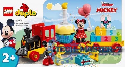 Klocki DUPLO Disney 10941 Urodzinowy pociąg myszek Klocki DUPLO Disney 10941 Urodzinowy pociąg myszek