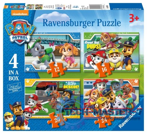 Puzzle 4w1 Drużyna Psi Patrol Puzzle 4w1 Drużyna Psi Patrol