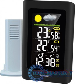 Stacja pogody SWS 4270 wyświetlacz LCD kolor