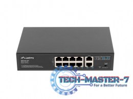 Swich 8X100MB POE+/2X 1GB rack RSFE-8P-2GE-120