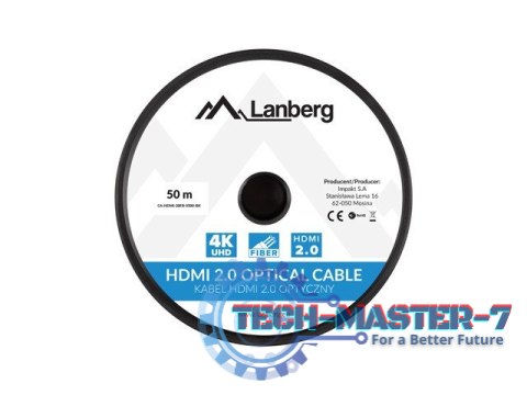 Kabel HDMI M/M v2.0 CA-HDMI-20FB-0500-BK 50m czarny Kabel HDMI M/M v2.0 CA-HDMI-20FB-0500-BK 50m czarny