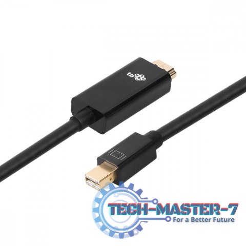 Kabel HDMI - mini DisplayPort 1,8 m 4k 30Hz czarny Kabel HDMI - mini DisplayPort 1,8 m 4k 30Hz czarny