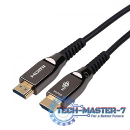 Kabel HDMI v2.0 hybrydowy optyczny światłowodowy 40m