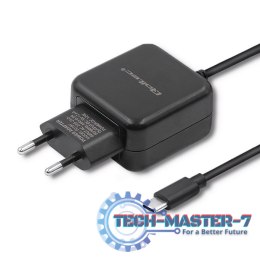 Ładowarka sieciowa 5V | 2.4A | 12W | USB typ C | Czarna