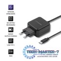 Ładowarka sieciowa 5V | 2.4A | 12W | USB typ C | Czarna