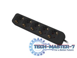 Listwa przedłużacz 3m 5X230v c PS0-05F-0300-BK