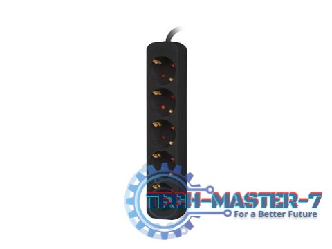 Listwa przedłużacz 3m 5X230v c PS0-05F-0300-BK Listwa przedłużacz 3m 5X230v c PS0-05F-0300-BK
