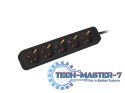 Listwa przedłużacz 3m 5X230v c PS0-05F-0300-BK