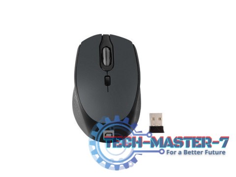 Mysz bezprzewodowa Osprey 1600DPI Bluetooth + 2.4GHz Czarno-szara