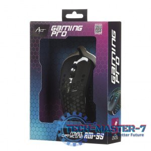Mysz optyczna dla graczy 6400DPI USB RGB AM-99 Utralekka Mysz optyczna dla graczy 6400DPI USB RGB AM-99 Utralekka