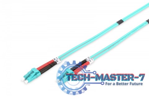 Patch cord światłowodowy FO LC-LC MM 50/125 OM3 duplex LSOH 3m Patch cord światłowodowy FO LC-LC MM 50/125 OM3 duplex LSOH 3m
