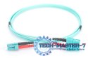 Patchcord światłowodowy FO LC-SC MM 50/125 OM3 duplex LSOH 3m