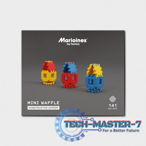 Klocki Mini Waffle Konstruktor 141 elementów Klocki Mini Waffle Konstruktor 141 elementów