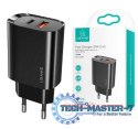 Ładowarka sieciowa 1xUSB-C+1xUSB T35 20W PD3.0 QC3.0 Fast charging