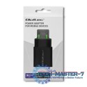 Ładowarka sieciowa | 18W | 5-12V | 1.5-3A | USB typ C PD | USB QC 3.0 | Czarna