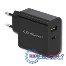 Ładowarka sieciowa | 45W | 5-20V | 2.25-3A | USB typ C PD | USB | Czarna