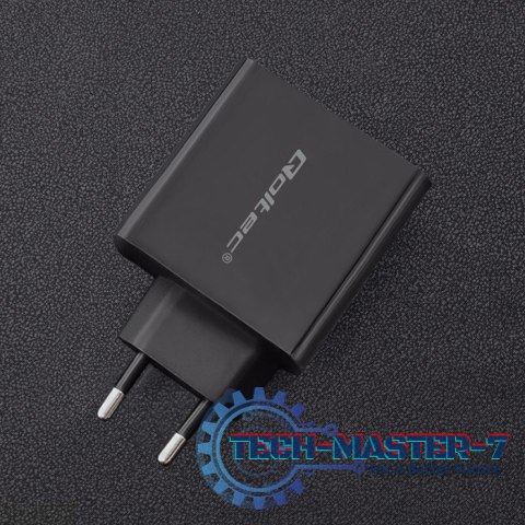 Ładowarka sieciowa | 45W | 5-20V | 2.25-3A | USB typ C PD | USB | Czarna Ładowarka sieciowa | 45W | 5-20V | 2.25-3A | USB typ C PD | USB | Czarna