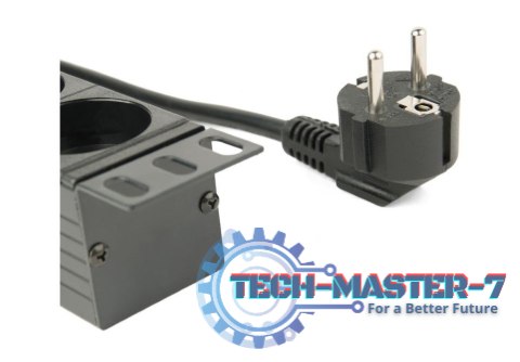 Listwa zasilająca rack (PDU), 8 gniazd typ Schuko, 1U, 16A, wtyk Schuko 3m Listwa zasilająca rack (PDU), 8 gniazd typ Schuko, 1U, 16A, wtyk Schuko 3m