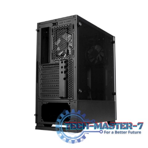 Obudowa S5 Black ATX Mid Tower PC Case RGB fan TG Obudowa S5 Black ATX Mid Tower PC Case RGB fan TG