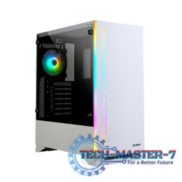 Obudowa S5 WHITE ATX Mid Tower PC Case RGB fan TG