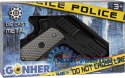 Pistolet policyjny metalowy 8 naboi Gonher