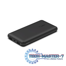 PowerBank 10 000mAh USB A i C 15W czarny