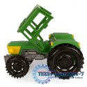 Farmer traktor z przyczepą w kartonie