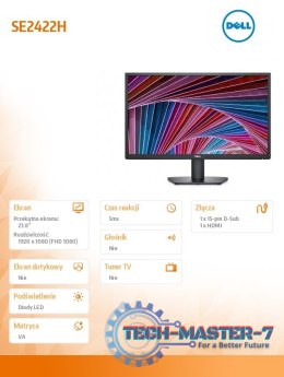 Monitor SE2422H 23.8 cali LED 1920x1080/HDMI/VGA/3Y