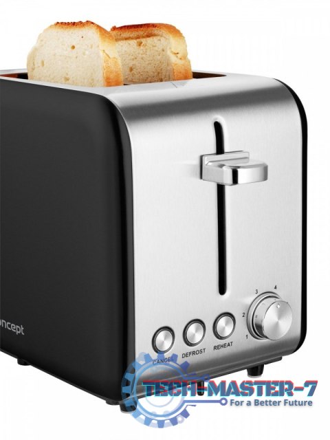Toster TE2052 inox czarny Toster TE2052 inox czarny