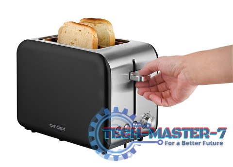 Toster TE2052 inox czarny Toster TE2052 inox czarny