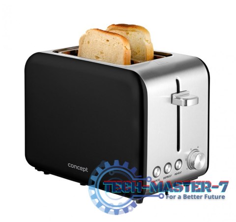 Toster TE2052 inox czarny Toster TE2052 inox czarny