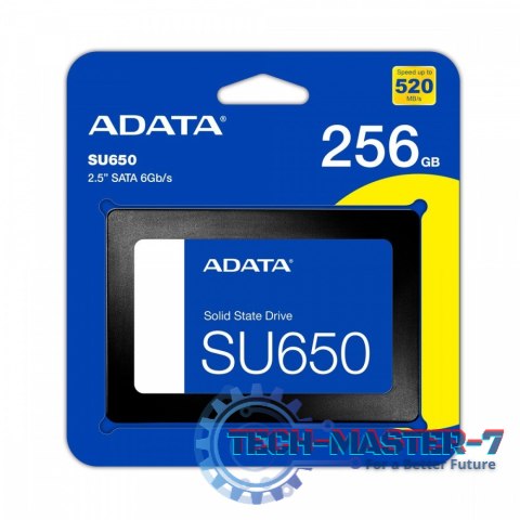 Dysk SSD Ultimate SU650 256GB 2.5 S3 3D TLC Retail Dysk SSD Ultimate SU650 256GB 2.5 S3 3D TLC Retail
