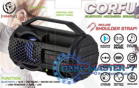 Głośnik Bluetooth radio FM CORFU Głośnik Bluetooth radio FM CORFU