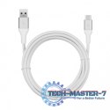 Kabel USB 3.0 - USB C 2m PREMIUM 3A biały TPE