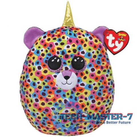 Maskotka TY Squish-a-Boss Lampart z rogiem wielokolorowy 22 cm Maskotka TY Squish-a-Boss Lampart z rogiem wielokolorowy 22 cm