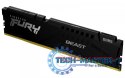 Pamięć DDR5 Fury Beast 16GB(1*16GB)/5200 CL40 czarna
