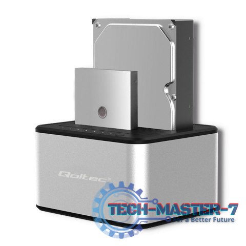 Stacja dokująca dysków 2xHDD/SSD | 2.5"/3.5" SATA | USB 3.0 | Klonowanie Stacja dokująca dysków 2xHDD/SSD | 2.5"/3.5" SATA | USB 3.0 | Klonowanie