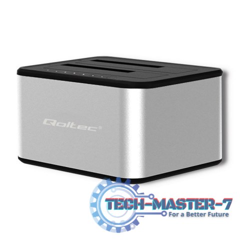 Stacja dokująca dysków 2xHDD/SSD | 2.5"/3.5" SATA | USB 3.0 | Klonowanie Stacja dokująca dysków 2xHDD/SSD | 2.5"/3.5" SATA | USB 3.0 | Klonowanie
