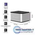 Stacja dokująca dysków 2xHDD/SSD | 2.5"/3.5" SATA | USB 3.0 | Klonowanie
